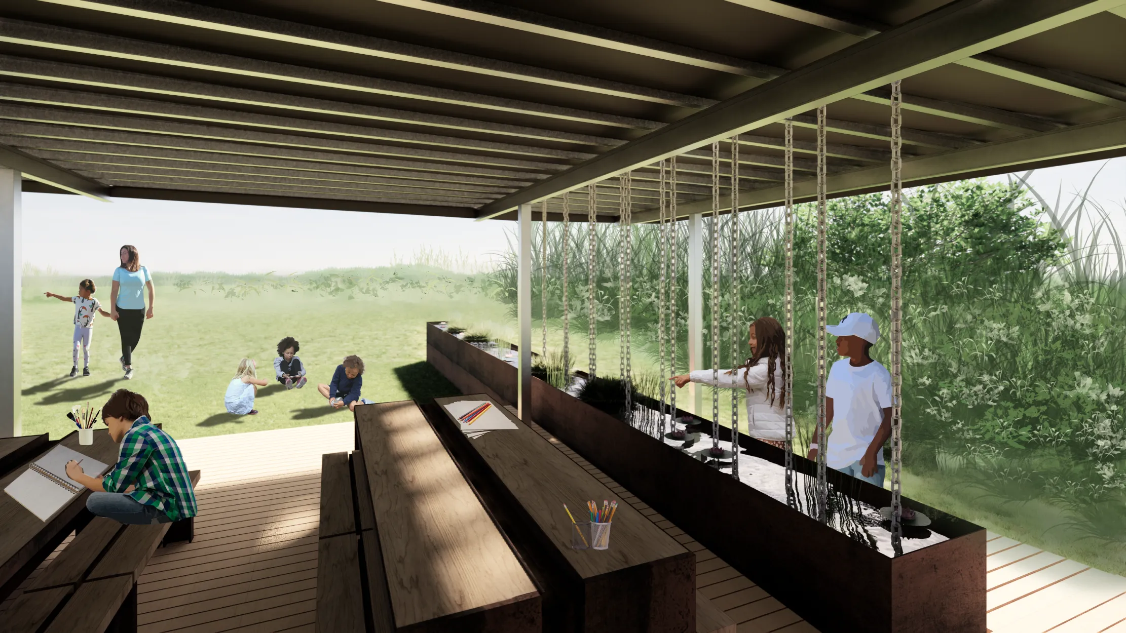 Pavilion Model Design;  Jonathan Malott, Austin Texas Architecture